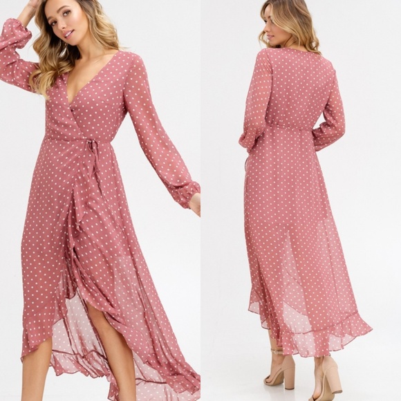 'Rosewood' Wrap Maxi Dress - Picture 4 of 8